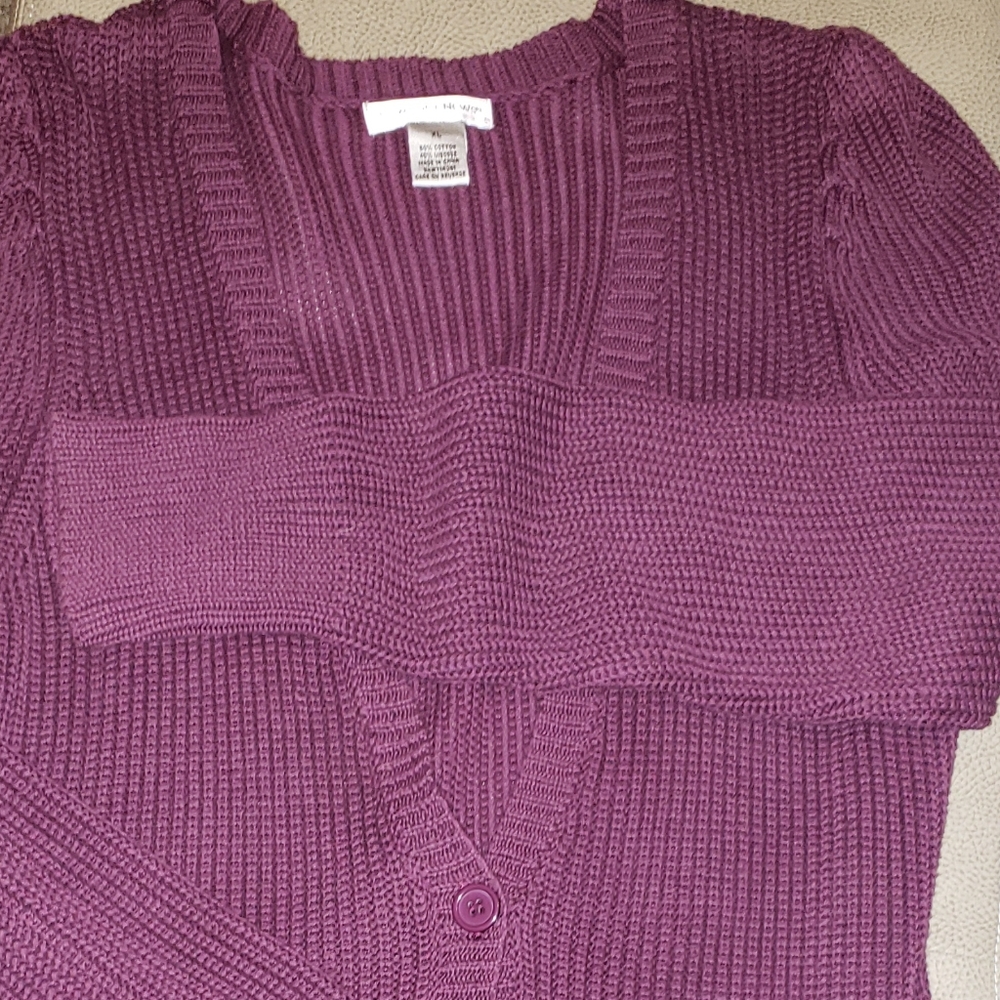 Maxi cardigan cotton blend  L/XL EUC